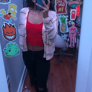 Urban Outfitters cropped button up sweater